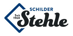 Schilder Stehle Logo